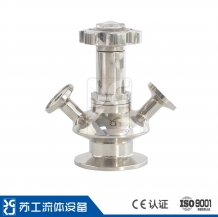 SGM-HT fine-tuning aseptic sampling valve + position display (PTFE)