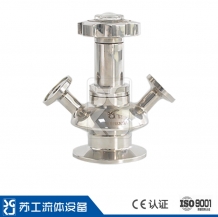 SGM-HT fine-tuning aseptic sampling valve + position display (PTFE)