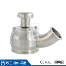 Manual aseptic tank bottom valve